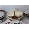 Image 9 : Assorted Christmas Dishes - Bowls - Plates - Teapot
