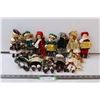 Image 1 : (12) 6" Christmas Doll Ornaments