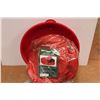 Image 2 : Plastic Christmas Wreath Protector w/Cloth Sleeve and carrying Handle