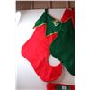 Image 2 : (2) Giant Elf Stockings, (2) Tree Skirts