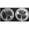 Image 1 : (2) 1 OZ .999 SILV 2022 AUSTRALIAN KANGAROO ROUNDS