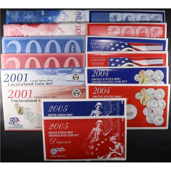 1999-2005 US MINT SETS