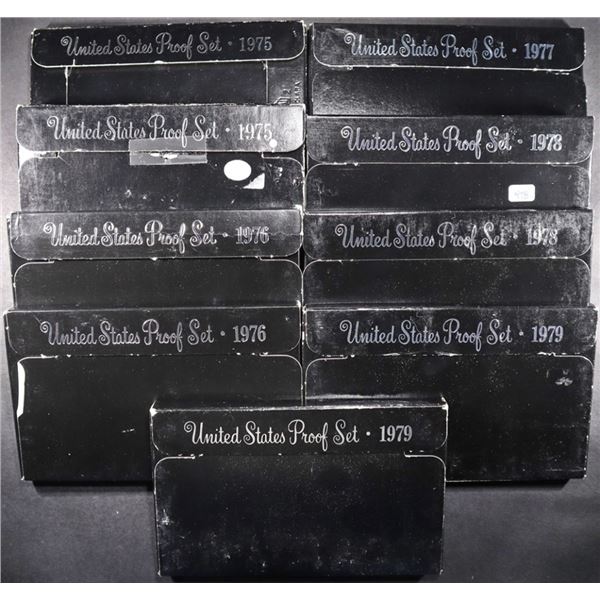 (2) 1975-76, (1) 77, (2) 78-79 US PROOF SETS