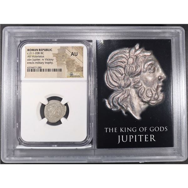 c.211-208 BC ROMAN REPUBLIC COIN