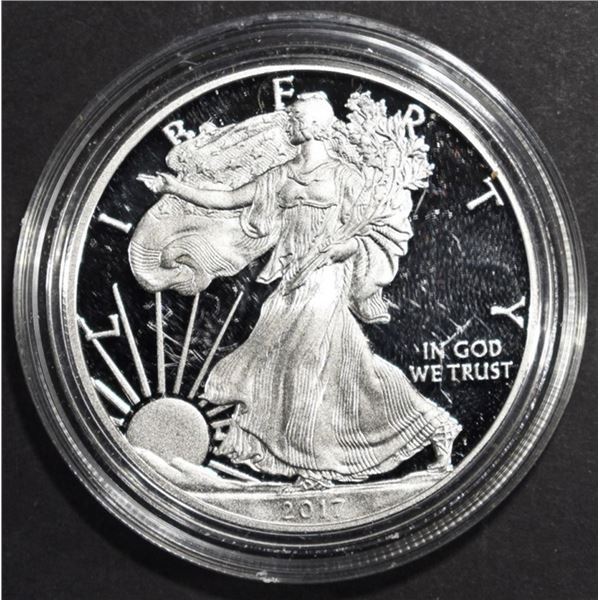 2017 PROOF AMERICAN SILVER EAGLE OGP