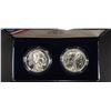 Image 1 : 2001-D BUFFALO COMM UNC/PR DOLLAR 2-COIN SET