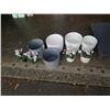 Image 1 : LOT OF NEW ROUND PLANT POTS AND CYCLAMEN TOLERA PLANTS