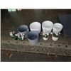 Image 1 : LOT OF NEW ROUND PLANT POTS AND CYCLAMEN TOLERA PLANTS