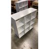 Image 2 : WHITE CUBICLE STORAGE SHELF, 3FT X 3FT