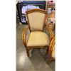 Image 2 : 2 BAMBOO PARLOUR CHAIRS