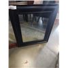 Image 2 : 2 WALL MIRRORS - BLACK FRAME AND VINTAGE WOOD FRAME