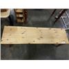 Image 2 : IKEA WOOD BENCH 54 INCHES LONG