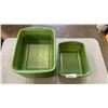 Image 2 : 6 GREEN STORAGE BINS