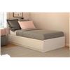 Image 1 : AMERIWOOD HOME TRADITIONAL PLATFORM BED WITH DRAWERS TWIN SIZE - RETAIL $227