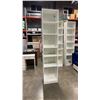 Image 1 : IKEA SINGLE DOOR CABINET, 20 INCH X 93 INCH TALL WITH WHITE DOOR AND SHELVES