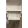 Image 2 : IKEA SINGLE DOOR CABINET, 39 INCH X 93 INCH TALL WITH 2 WHITE DOORS AND SHELVES