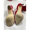 Image 3 : Size 7 Womens Heels, JUSTFAB Elegant Red Pumps, Shoedazzle Casual Ballerina Strappy Heels