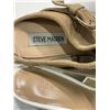 Image 2 : Size 7 Womens Heels. Steve Madden Buckle Up Boot Heels/ White Expression Kitty Heels