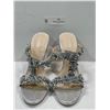 Image 1 : Size 7 Womens Le Chateau Dazzling Crystal Embelished  Event Heels