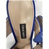 Image 4 : Kayleen Purple Suede Strappy Heels And Nine West Blue Suede Heels With Clear Accents Both Womens 7
