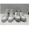 Image 2 : Micheal Kors White Rhinestone Sneakers And Classic Platform Ked Sneakers Both Womens 7