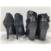 Image 7 : Madden Girl Black Fall Boots And Micheal Kors Open Concept Booties Both Womens 7