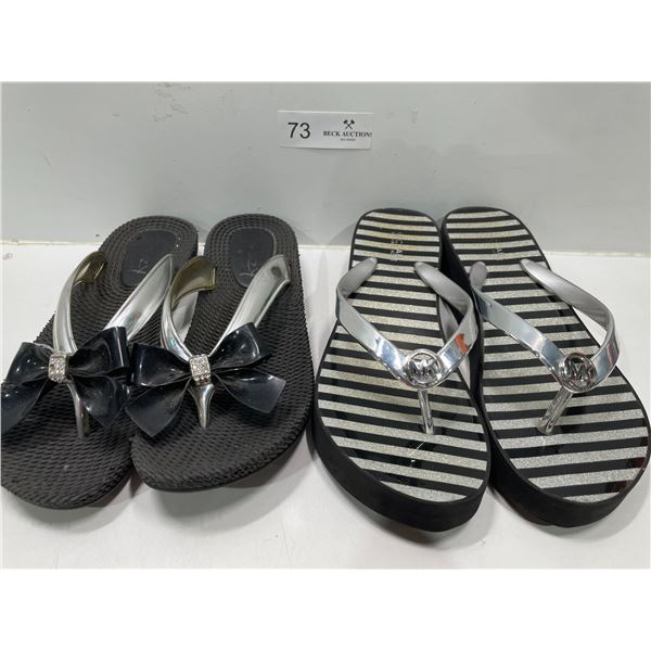 Micheal Kors Chunky Flip Flops And Misc Flip Flops