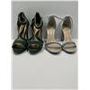 Image 1 : Forever Egyptian Style Heels And D Simple Silver Heels Both Womens 7