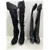 Image 1 : Fahrenheit Thigh High Suede Boots And Dereon Thigh High Boots Both Womens 7