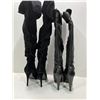 Image 2 : Fahrenheit Thigh High Suede Boots And Dereon Thigh High Boots Both Womens 7