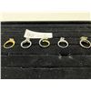 Image 2 : Collection Of 5 Vintage Engagment Style Costume Rings Range From Size 6-7