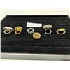 Image 2 : Collection Of 5 Vintage Adjustable Costume Rings Range From Size 6-7
