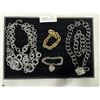 Image 1 : Assortment Of Heavy Chain Costume Jewelry