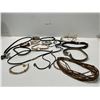 Image 1 : Large Assortment Of Strappy Leather Style Jewelry