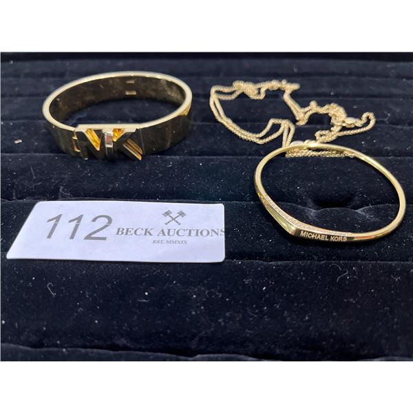 Micheal Kors Matching Necklace And Braclet