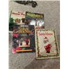 Image 1 : Gardening books and Santa mouse