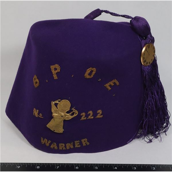 WARNER ALBERTA B.P.O.E ELKS HAT