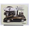 PT CRUISER 16" X 12.5" METAL WALL ART