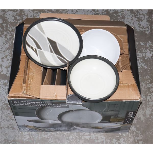 BOX OF DINNERWARE