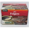 Image 1 : NEW 12 KEURIG CUPS FOLGERS MOCHA SWIRL COFFEE