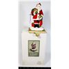 Image 1 : SEASONS OF CANNON FALLS SANTA ORNAMENT