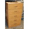 ESTATE 5 DRAWER WOOD LOOK DRESSER