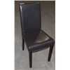 Image 1 : ESTATE FAUX LEATHER CHAIR, SEAT HEIGHT 18"