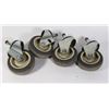 Image 1 : 4 "CASTER WORLD " CASTERS