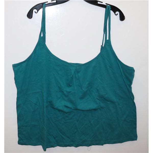 NEW BLUE/GREEN SIZE 1X TANK TOP WITH THIN