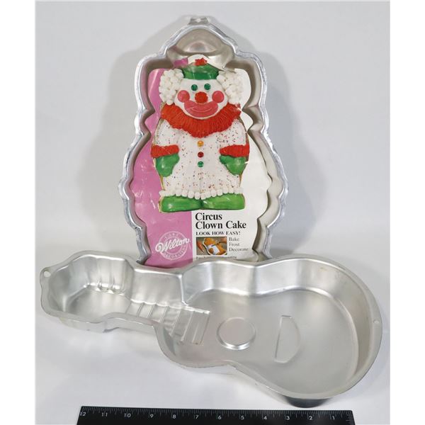 TWO CAKE MOLD PANS