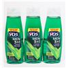 Image 1 : LOT OF X3 V05 MEN 3IN1 SHAMPOO, CONDITIONER &BODY