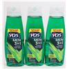 Image 1 : LOT OF X3 V05 MEN 3IN1 SHAMPOO, CONDITIONER &BODY