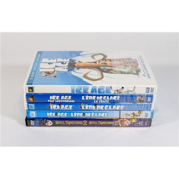 5 PACK  CARTOONS  - ICE AGE