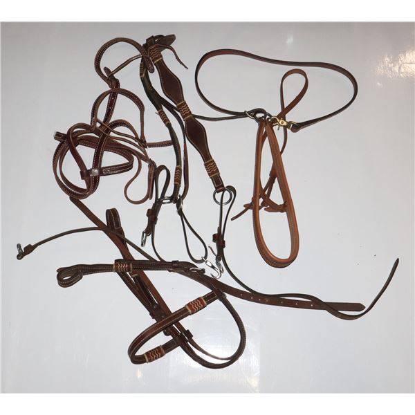 BOX OF ASSORTED HORSE TACK